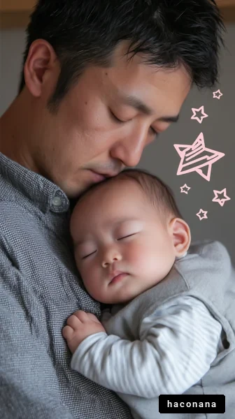 父と子の安らぎの瞬間