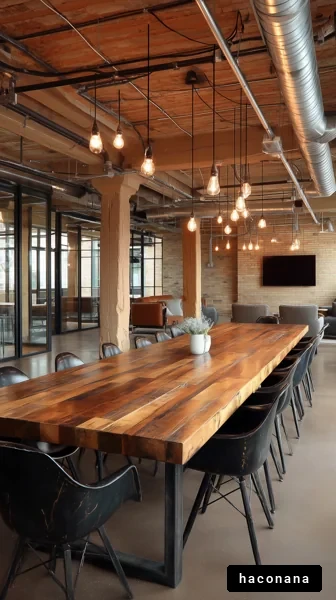 モダンなオフィスのダイニング