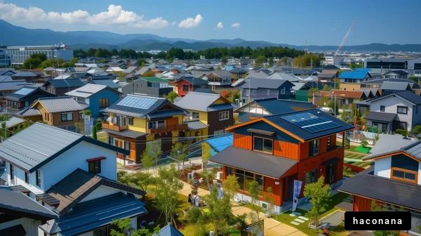 多様な住宅風景と自然