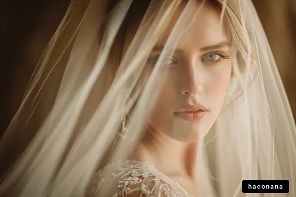 美しい花嫁のポートレート