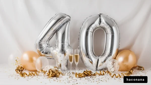 40歳誕生日の祝い