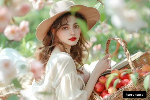 穏やかな果物摘みのひととき