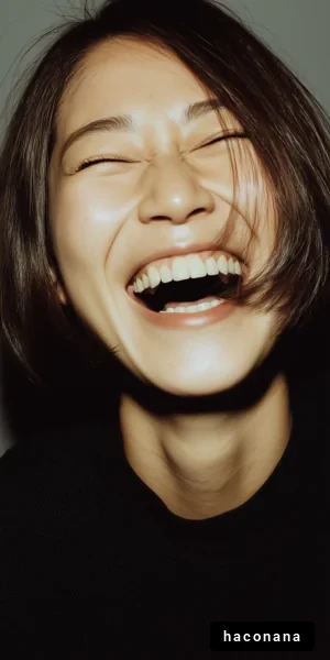 笑顔の女性のポートレート