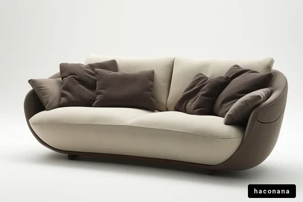シンプルなデザインのソファ