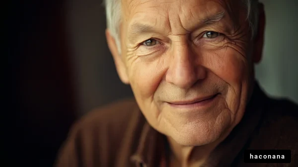 穏やかな笑顔の男性