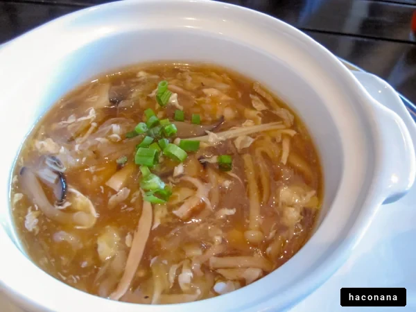 中華風のスープ料理