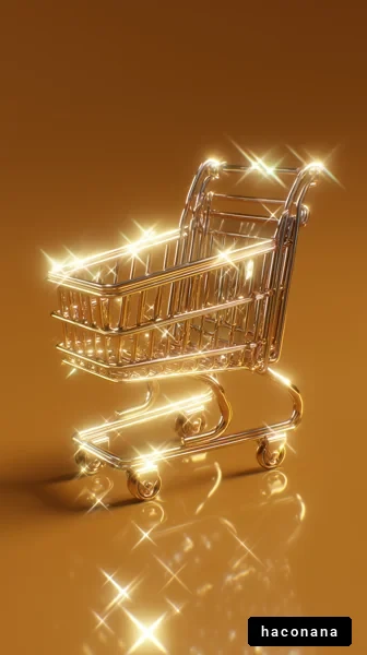 輝くショッピングカート