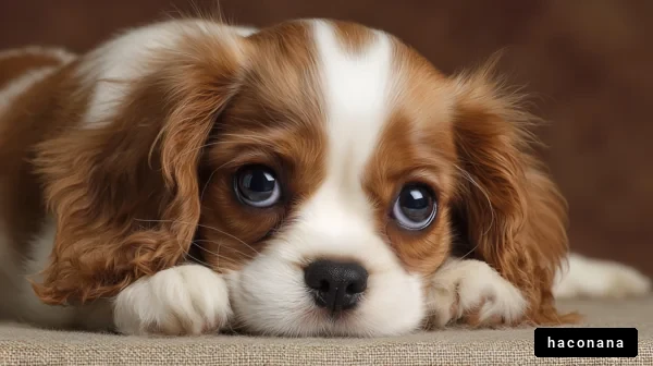 可愛い子犬のポートレート