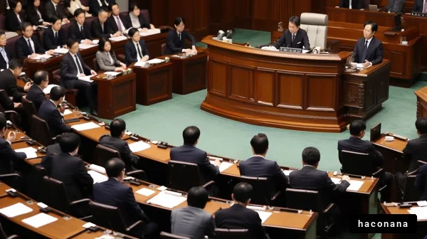 議会の会議風景