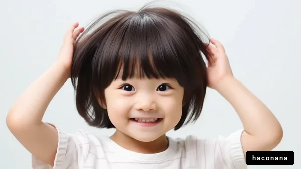 かわいらしい女の子の笑顔