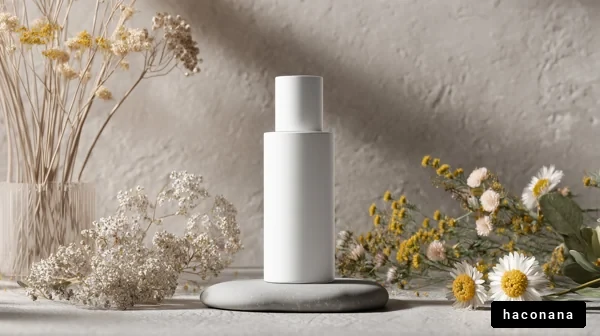 シンプルな製品ディスプレイ