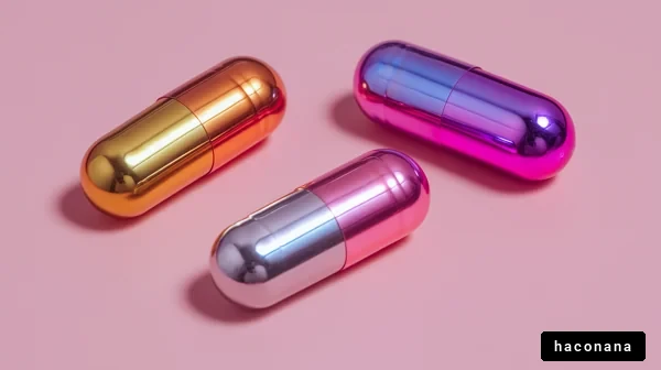 カラフルなカプセル