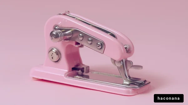 可愛らしいピンクのホッチキス