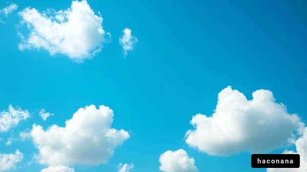 青空に浮かぶ雲