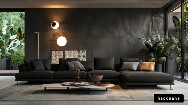 モダンなリビングルームのデザイン
