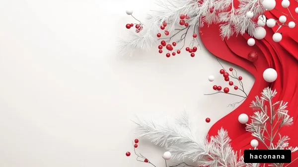 クリスマスの華やかな装飾