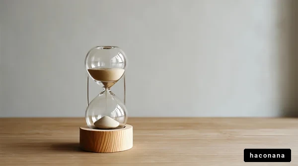 砂時計と時間の流れ