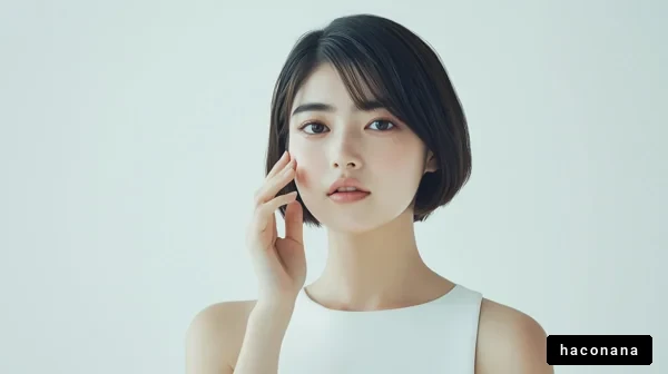 自然な美しさを追求する女性