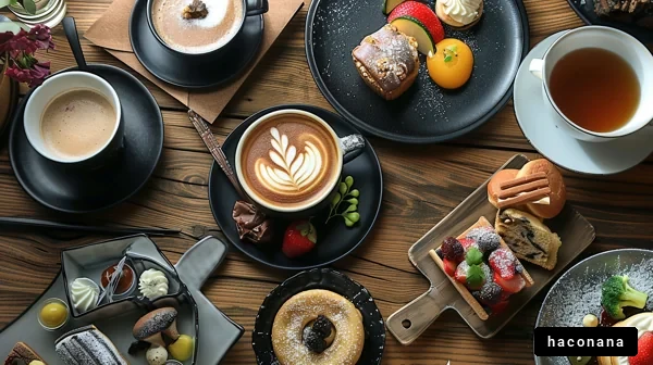 カフェとスイーツの贅沢な時間