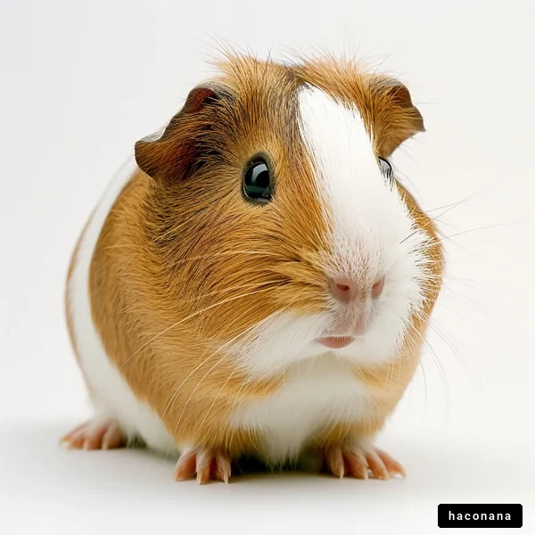 可愛いモルモットのアップ