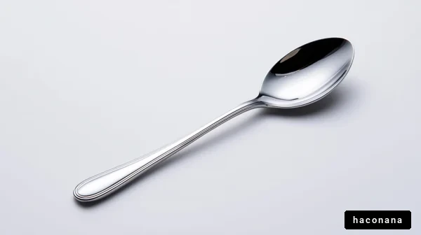 シンプルなスプーンの画像