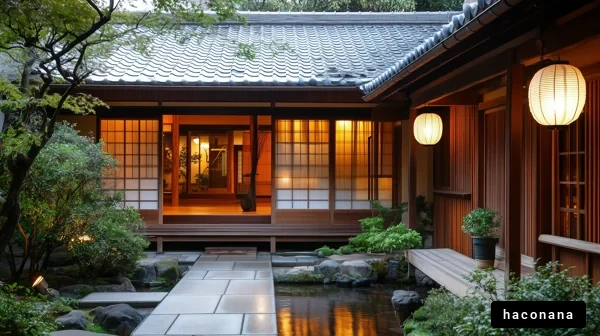 和風の静かな庭