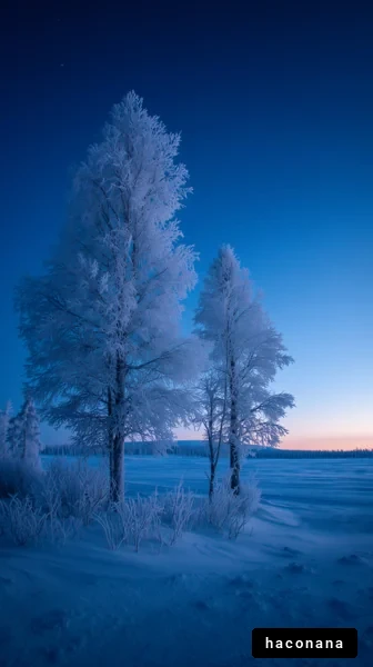 冬の静寂と美しい風景