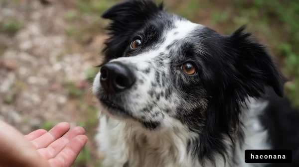 愛情に満ちた犬の表情
