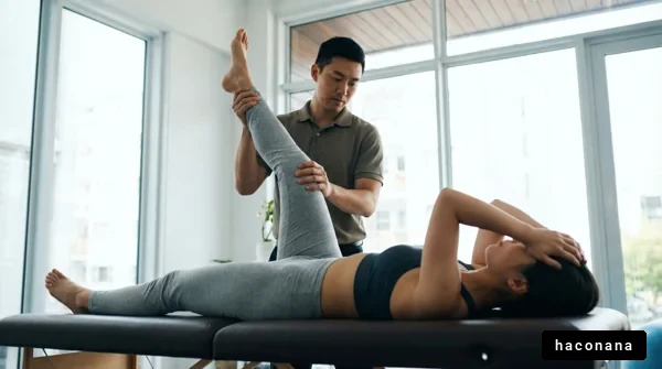 理学療法の施術風景