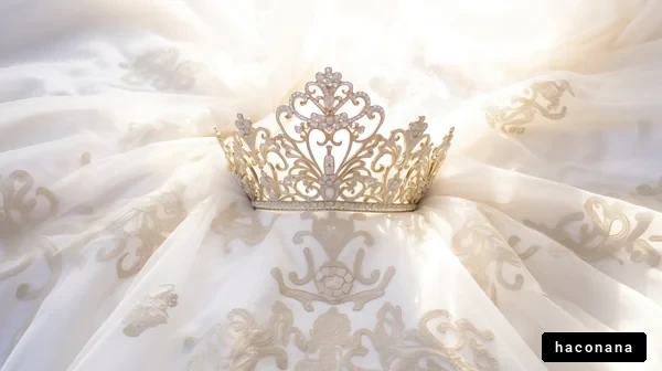 エレガントなティアラとドレス