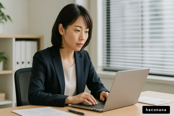 ビジネスシーンの女性