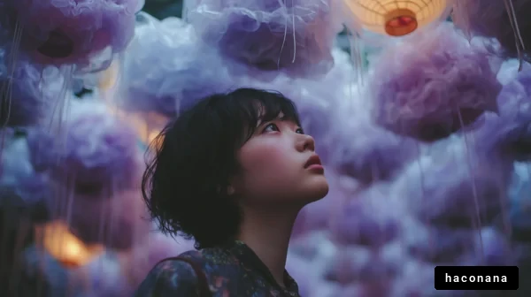 不思議な光の中で