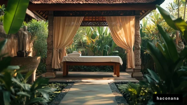 リラックスできるスパの風景