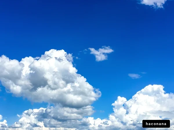青空と雲の景色