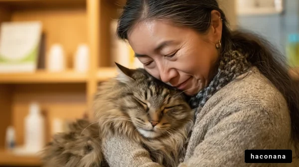 猫と過ごす優しい時間