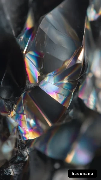 美しい鉱石のクローズアップ