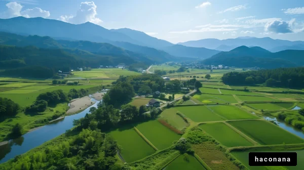 緑豊かな田園風景