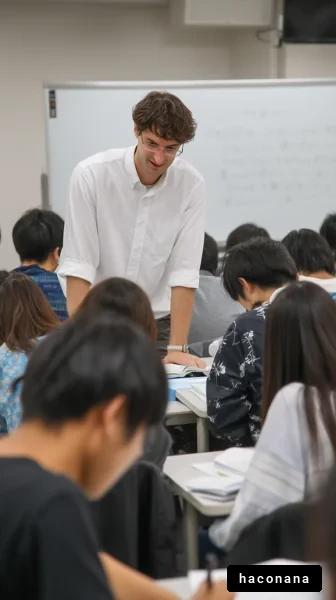 教室での熱心な授業風景