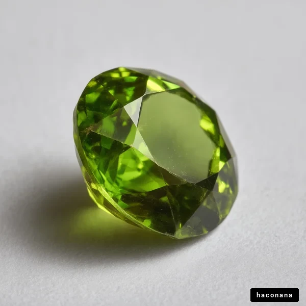 鮮やかな緑色の宝石