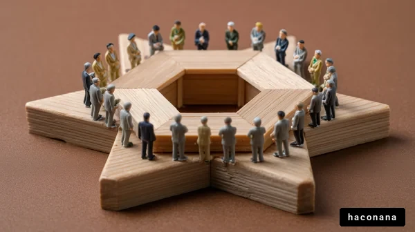 木製星形のミーティング