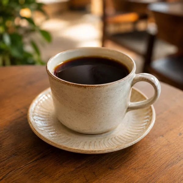 カフェのブラックコーヒー