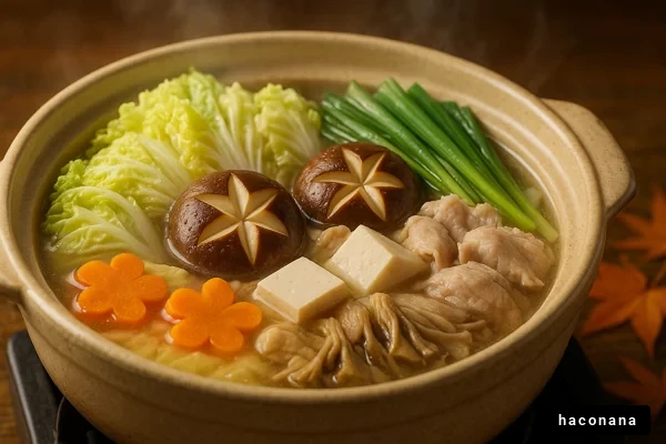 具だくさんのお鍋料理