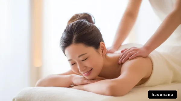 リラックスできるマッサージ風景