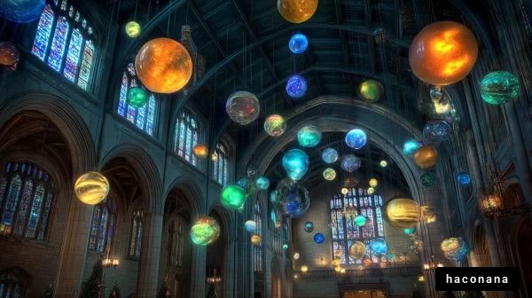 星空を感じる幻想的な空間