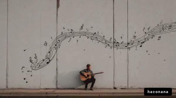 音楽を楽しむ青年