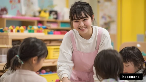 保育園での楽しそうな活動