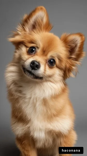 かわいい犬のポートレート