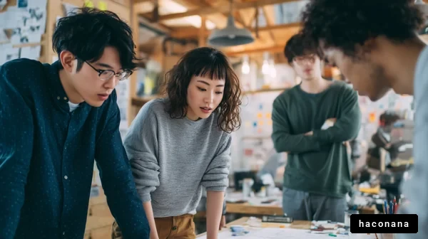 クリエイティブな会議風景