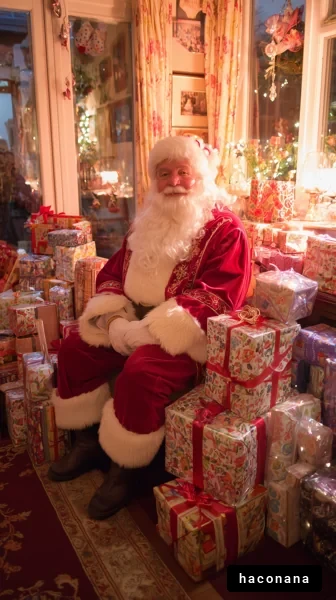 クリスマスのサンタクロース