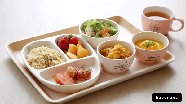 バランスの取れた食事プレート